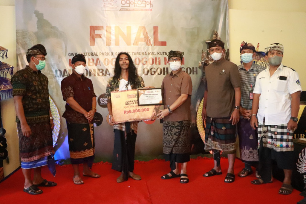 Sekda Badung Hadiri Final Lomba Ogoh-Ogoh Mini dan Lomba Tapel Ogoh-Ogoh